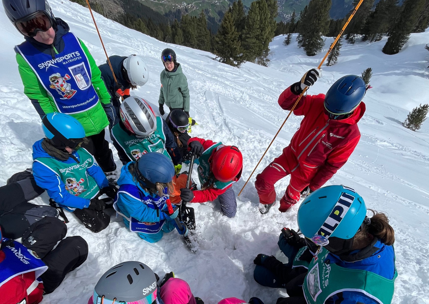 Groepsles Teens skiles kinderen