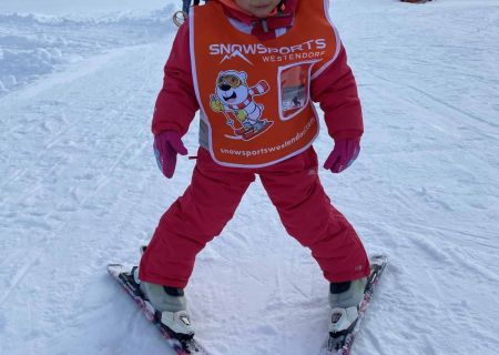 Gruppelektion Børn Snowsports Mayrhofen groepslessen voor kinderen