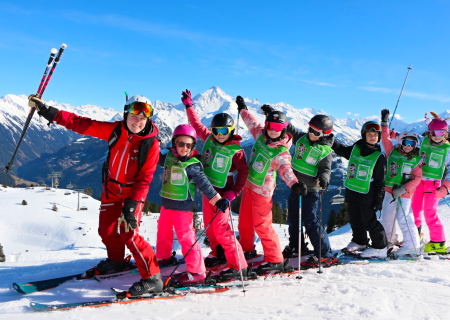 Groepsles Kinderen Skiles Kinderen Skischool Mayrhofen