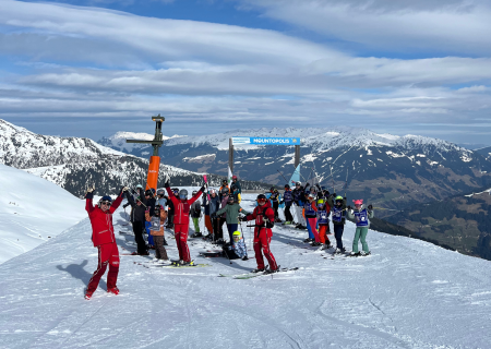 Groepsles Teens Skiles Kinderen Skischool Westendorf